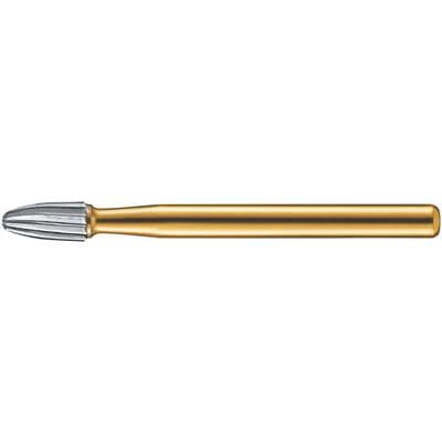 Kerr Trimming & Finishing Carbide Bur, Egg, 12 Flute, #7406, Right-Angle Latch, 1.8 mm Diameter, 3.4 mm Length, 10/Pk, LA7406-KC0 thumbnail 6