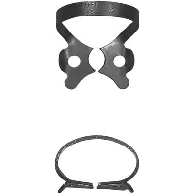 Hu-Friedy Black Line Rubber Dam Clamp #2, Winged, Premolar/Bicuspid, RDCM2X thumbnail 9