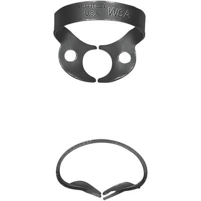 Hu-Friedy Black Line Rubber Dam Clamp #W8A, Wingless Molar, RDCMW8AX thumbnail 8