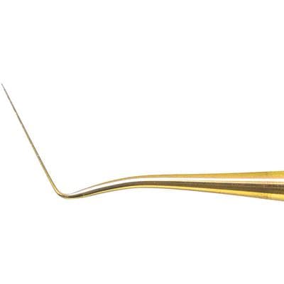 American Eagle IPC-L Dr. Mopper Long Interproximal Composite Carver, Double End, 1/4" Stainless Steel Handle, XP/Titanium Nitride, AECAIPCLTN, 1/Pk thumbnail 10