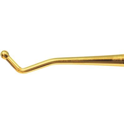 American Eagle #26-30 Ball/Football Burnisher, Double End, Titanium Nitride Tip, 1/4" Stainless Steel Handle, Posterior, AEB26-30BFTN thumbnail 11