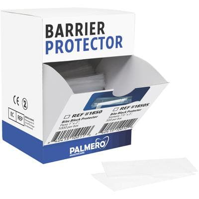 Palmero Bite Block Protectors for Siemens Panoramic X-Ray Machine, 1-1/2" x 3", Clear, Latex-Free, 500/Pk, 1850S thumbnail 21