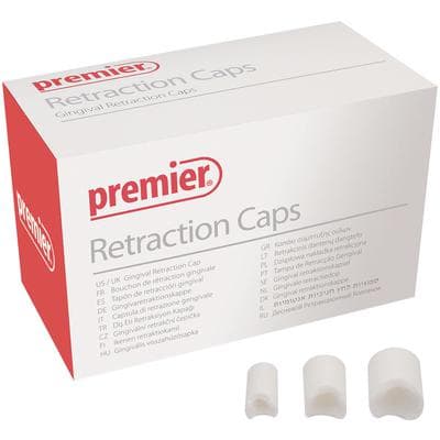 Premier Traxodent Retraction Caps, Size #3 Medium, Anatomic Formed Cotton, 120/Pk, 9048253 thumbnail 17