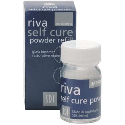 Riva Self Cure Glass Ionomer Restorative Powder Refill, Shade A3 Extra Light Yellow, 15 g, 8610103 thumbnail 7