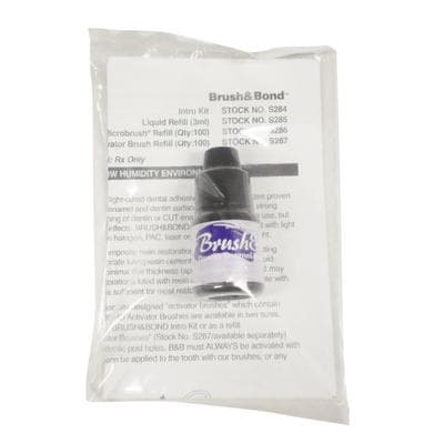 Brush & Bond Dentin/Enamel Bonding Liquid, Self-Etching, Light-Cure, 3 ml Bottle, Refill, S285 thumbnail 21