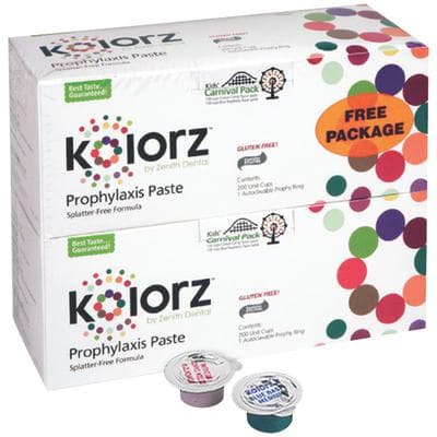 Kolorz Prophy Paste, Coarse, Cherry Burst, Unit Dose Cups, 2 x 200/Box, 788407 thumbnail 12