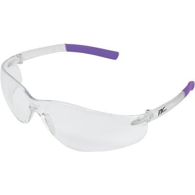 ProVision Clarity Safety Eyewear, Clear Frame/Clear Lens, Lavender Tips, 24g, Each, 3605L thumbnail 5