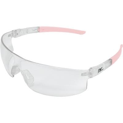 ProVision Econo Tilts Safety Eyewear, Clear Frame, Clear Lens, Rose Quartz Tips, Anti-Fog, ANSI Z87.1 thumbnail 10