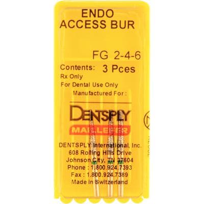 Dentsply Sirona Endo-Access™ Bur, Friction Grip, Assorted Sizes #2, #4, #6, 21mm, Pack of 3, 668803 thumbnail 9