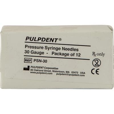 Pulpdent Pressure Syringe Needles, 30 Gauge x 1-1/4", Dark Blue, 12/Pk, PSN-30 thumbnail 12