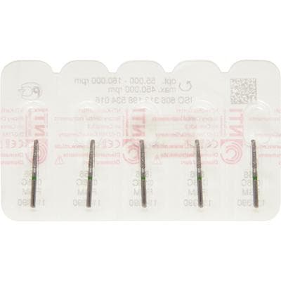 NTI FG Diamond Bur, Coarse Grit, Round End Taper, #856-016, Short Shank, 1.6 mm Head, 8.0 mm Length, 5/Pkg thumbnail 6