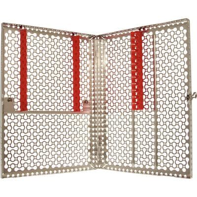 Hu-Friedy IMS Infinity Series Instrument Cassette, 12-Instrument, Large, Red, Stainless Steel, 11" x 1.25" x 8", IMN4120 thumbnail 4