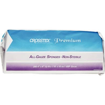 Crosstex All-Gauze Premium Non-Sterile Sponges, 4" x 4", 12-Ply, 2000/Case, ENC412 thumbnail 8