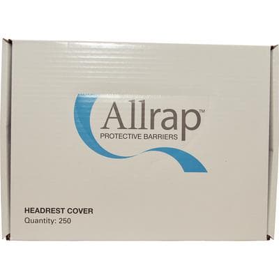 AllRap Headrest Cover, Large, 14 1/2" x 10", Clear, 250/Box, HRCL250 thumbnail 6