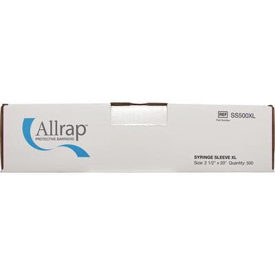 Allrap Air/Water Syringe Sleeves, Clear, 2.5" x 20", 500/Pk, SS500XL thumbnail 8