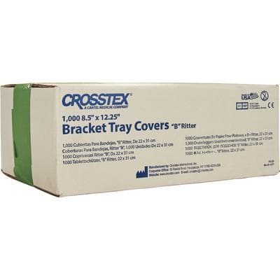 Crosstex Bracket Tray Covers, Ritter B, 8.5" x 12.25", Green, Heavyweight Paper, 1000/Box, FBGR thumbnail 5