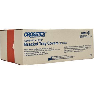 Crosstex Ritter B Paper Tray Covers, 8.5" x 12.25", Peach, 1000/Box, FBPE thumbnail 7