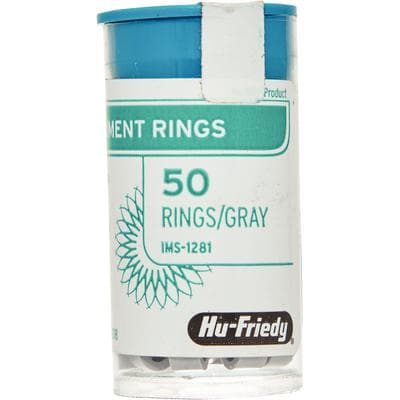Hu-Friedy IMS Color Code Instrument Rings, Regular, Gray, Silicone, 50/Pk, IMS-1281 thumbnail 11