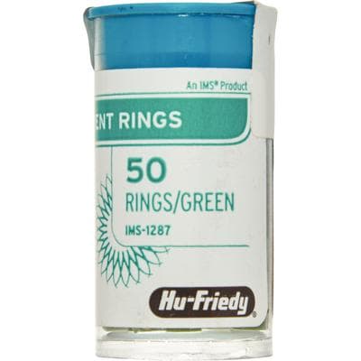 Hu-Friedy IMS Color Code Instrument Rings, Regular, Green, Silicone, 50/Pk, IMS-1287 thumbnail 12
