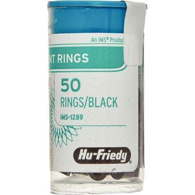 Hu-Friedy IMS Color Code Instrument Rings, Regular, Black, Silicone, 50/Pk, IMS-1289 thumbnail 12