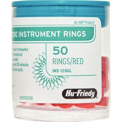 Hu-Friedy IMS Color Code Instrument Rings, Large, Red, Silicone, 50/Pk, IMS-1286L thumbnail 12