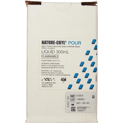 Nature-Cryl Pour Liquid Denture Resin, Acrylic Pour Base & Repair, Self Cure, 300 mL Bottle, 349831 thumbnail 8