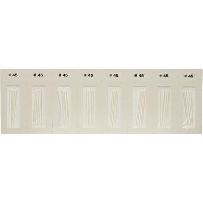 DiaDent Absorbent Paper Points, Cell Pack, #45, White, .02 Taper, Non-Marked, 200/Box, 201-309 thumbnail 7