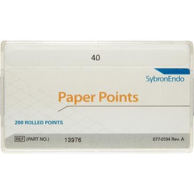 Kerr SybronEndo Absorbent Paper Points, ISO Standardized, #40, White, 200/Pk, 13976 thumbnail 7
