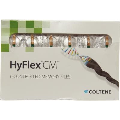 HyFlex CM Controlled Memory NiTi Rotary Files, .04 Taper, 21mm, #35, Green, 6/Pk, H8210435 thumbnail 4