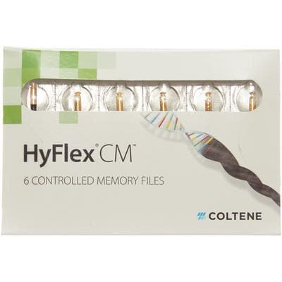 HyFlex CM Controlled Memory NiTi Rotary Files, 25 mm, Assorted Taper/Sizes, 6/Pk, H825ASST thumbnail 9