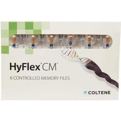 HyFlex CM Controlled Memory NiTi Rotary Files, .04 Taper, 31mm, Size #30, Blue, 6/Pk, H8310430 thumbnail 10