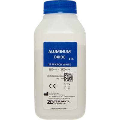 Aluminum Oxide 27 Micron White, Medical Grade Alpha Alumina, 1 lb Bottle, 80042A thumbnail 13