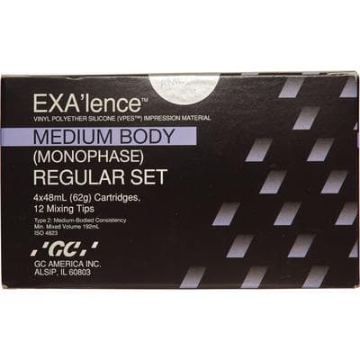 EXA'lence VPES Impression Material Refill, Monophase Regular Set, 48 mL Cartridges, Purple, 4/Pk, 137444 thumbnail 14