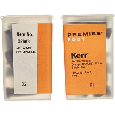 Premise Universal Nanofilled Composite, Unidose Refill, Body Shade D2, 0.2 g, 20/Pk, 32663 thumbnail 17