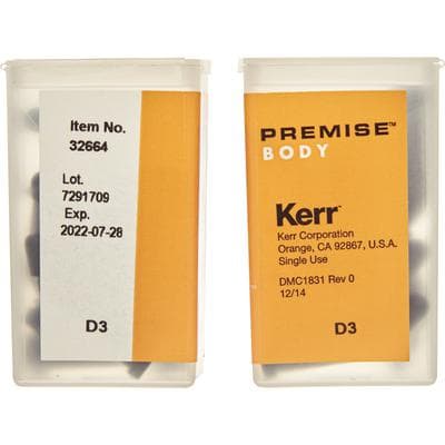 Premise Universal Nanofilled Composite, Unidose Refill, Body D3, 0.2 g, 20/Pk, 32664 thumbnail 17