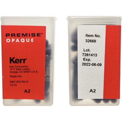 Premise Universal Nanofilled Composite, Opaque A2, 0.2 g Unidose Tips, Refill Pack of 20, 32668 thumbnail 16