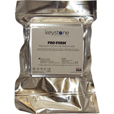 Pro-Form Splint Material, 0.030" (0.75mm), 5" x 5" Sheets, Clear, 25/Pk, 9615020 thumbnail 13