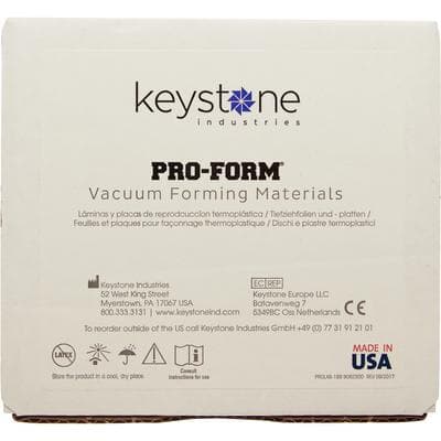 Pro-Form Soft EVA Vacuum Forming Material, Clear, 5" x 5", 0.080" (2mm), 25 Sheets/Pack, 9597150 thumbnail 15