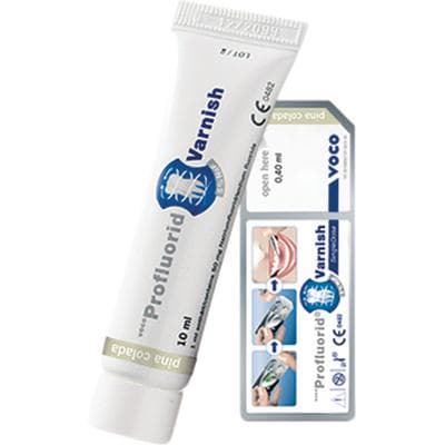 VOCO Profluorid Varnish, 5% Sodium Fluoride, 10 mL Tube, Pina Colada Flavor thumbnail 5