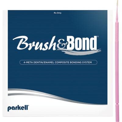 Parkell Brush & Bond Self-Etching Composite Bonding Agent Kit with Mini/Endo Activator Brushes, 3 mL Bottle & 100 Brushes, S288 thumbnail 14