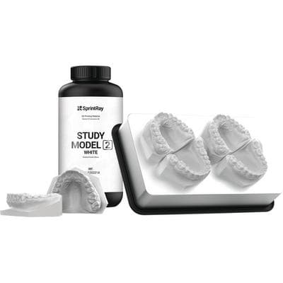 SprintRay Study Model 2 White 3D Printing Resin, 1 kg Bottle thumbnail 7
