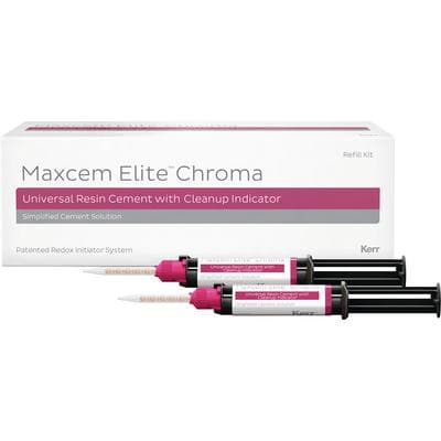 Maxcem Elite Chroma Universal Resin Cement Refill Pack, White, 5g Dual-Barrel Syringes, 2/Pk, 36301 thumbnail 25