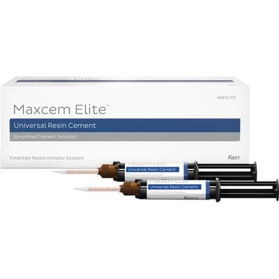 Maxcem Elite Universal Self-Adhesive Resin Cement, Bulk Pack, Clear, 5 g Dual Syringes, 4/Pk, 34418 thumbnail 26