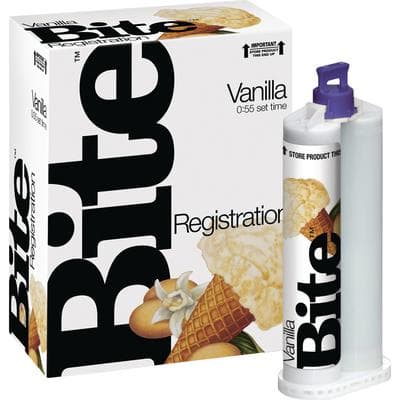 Vanilla Bite VPS Bite Registration Material, Fast Set, Rigid, Vanilla Scent, 48 mL Cartridge Refill, 2/Pk, SPD1105 thumbnail 14
