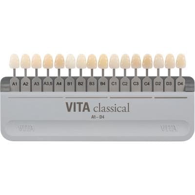 VITA Classical A1-D4 Shade Guide, 16 Shades, Improved Autoclavable Holder, G027C, 1/Pk thumbnail 16