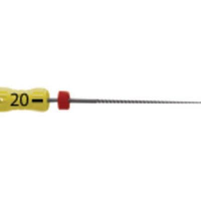 MicroMega B6 K-Files, Size #20, 31 mm, Stainless Steel, Sterile, 0.02 Taper, Pack of 6, #60029731 thumbnail 6