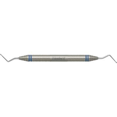 Nordent Excavator DE X-Long Shank Spoon #12L, DuraLite ColorRings Handle, Stainless Steel, Double End thumbnail 5