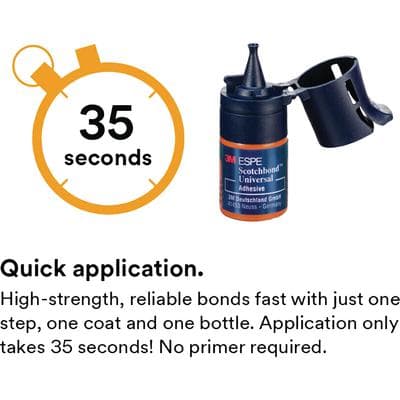 3M Scotchbond Universal Adhesive, Light-Cure, Vial Refill, 5 mL, 1/Pk, 41258 thumbnail 36