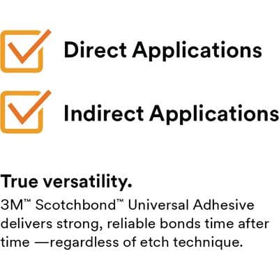 3M Scotchbond Universal Adhesive, Light-Cure, Vial Refill, 5 mL, 1/Pk, 41258 thumbnail 37