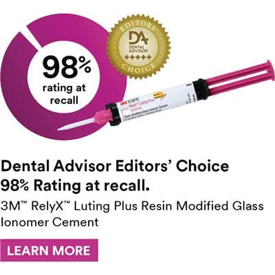 RelyX Luting Plus Resin-Modified Glass Ionomer Cement, Clicker Dispenser Refill, 11 g, 2/Pk, 3525 thumbnail 28